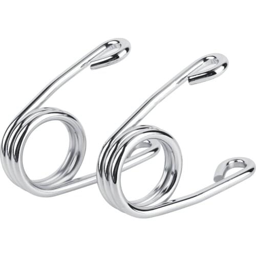 Car-Styling Silve color 1pcs 3' Chrome CUSTOM TORSION Solo Seat Springs for Harley Chopper Bobber motorcycle New