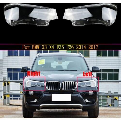 Car Headlight Lens For BMW X3 X4 F35 F26 2014 2015 2016 2017 Car Headlight Headlamp Lens Auto Shell Cover
