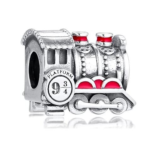 925 Sterling Silver Express Train Charm Beads Fits Basic Bracelet Women Beads for Jewelry Making Newest Charms Wholesale