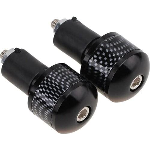 Black 7/8" 22mm Handlebar Bar End For Honda Kawasaki Suzuki Yamaha Sport Bike YZ