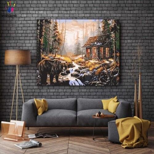 DIY colorings pictures by numbers with colors The world of flowers picture drawing painting by numbers framed