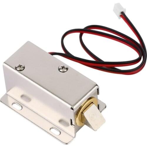 Electromechanical lock miniature door open small electric lock DC12V drawer cabinet electronic lock safe automatic door lock