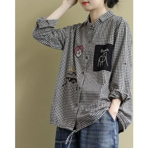 F&JE Women's Plaid Shirts