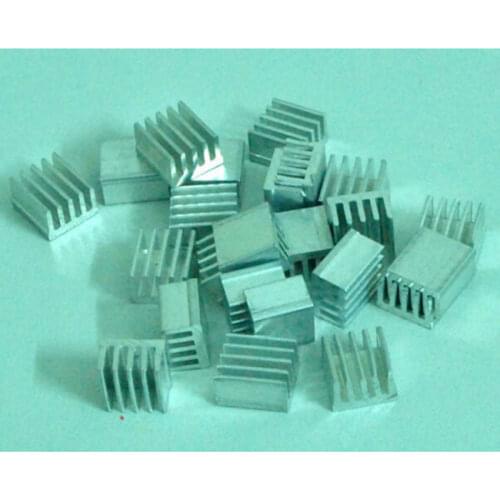 Lot 100pcs Mini Adhesive Aluminum Radiator Heatsink A4988 Cooler Cooling Heat Sink 9x9x5mm For 3D Printer Stepper Motor Driver