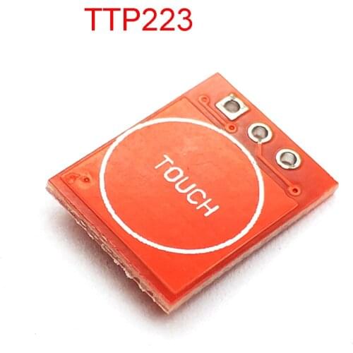 TTP223 Touch Key Switch Module Touching Button Self-Locking/No-Locking Capacitive Switches Single Channel Reconstruction