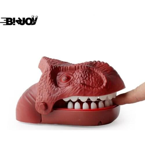 Cartoon Creative Dinosaur Modeling Mouth Dentist Bite Finger Desktop Game Funny Gags Parent-child Friend Interaction Toys Gifts