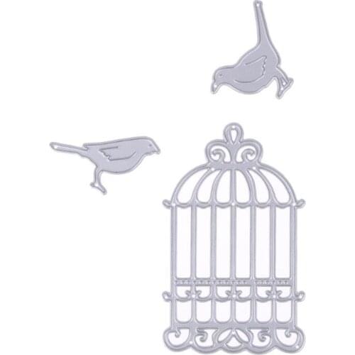 Birdcage Set Die Cuts Metal Cutting Cutter In Scrapbooking Embossing Folder Metal Paper Cards Album Embossing Decorative Card