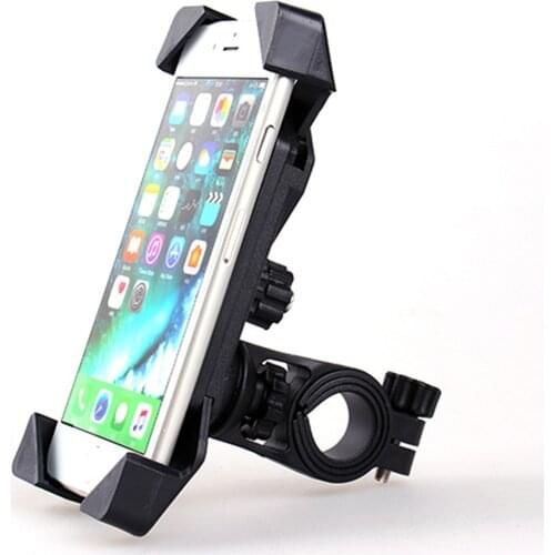 New Mountain Bike Bicycle Mobile Phone Holder Cycling Navigation Mobile Phone Holder For 4-6.5 Inch Phone Durable Plastic