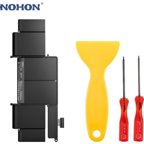 New NOHON Laptop A1493 Battery For Apple MacBook Pro Retina 13" A1502 Late 2013 Mid 2014 ME864 ME865 11.34V 6400mAh Free Tools