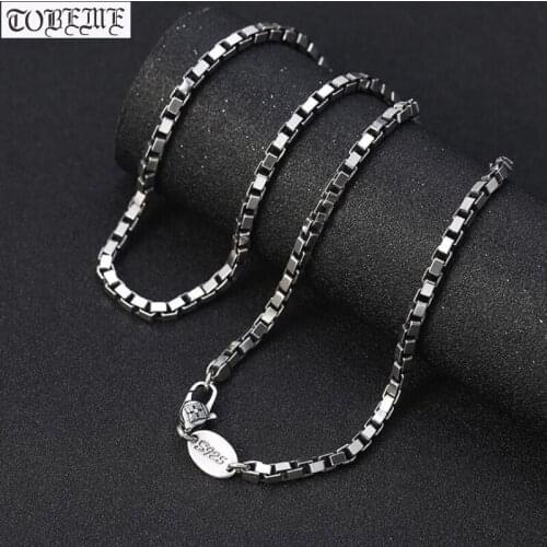 100% 925 Silver Tibetan Necklace Buddhist Vajra Dorje OM Mantra Necklace Good Luck Jewelry