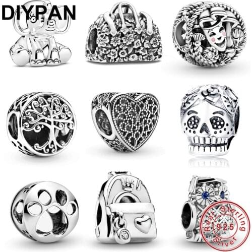 LOVE Keys to Open My Heart Pendant Charm Bead Fit Original Charms Bracelet European Silver 925 Jewelry Making Berloques