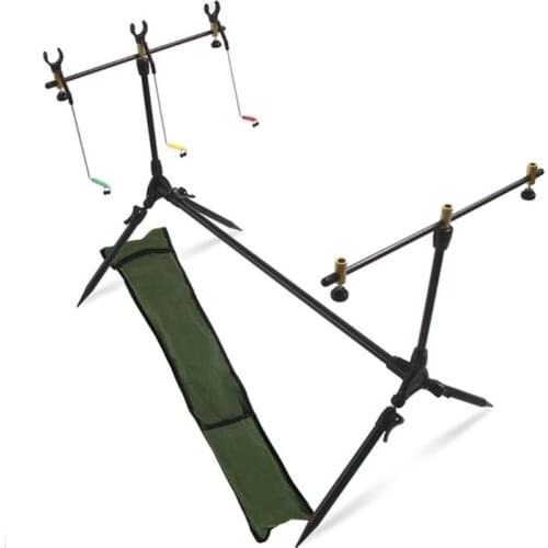 Adjustable Retractable Fishing Rod Holder Fishing Tool Carp Fishing Pole Stand Holder Accessories Swinger Fishing Tackle Tools