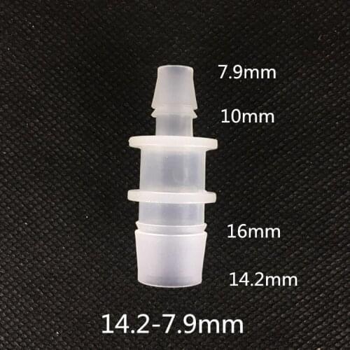 14.2-7.9mm pipe ftting, plastic connector, hose adaptor, reducing coupling