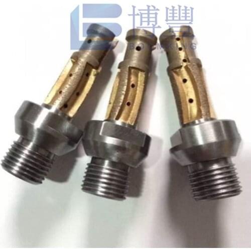 Glass CNC milliing D14mm and grinding tools FA 6mm