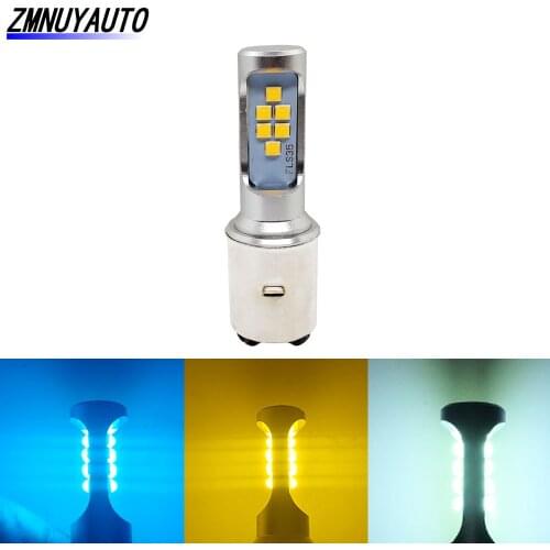 BA20D LED H6 Bulb Motorcycle Fog Lights DRL Lamp Motor Scooter HeadLight Moto Headlamp For Suzuki White Golden Yellow Ice Blue
