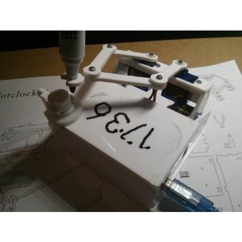 The Box Version Of The Plotclock Manipulator Kit Is Installed And Debugged, Ready To Use When Power Is On