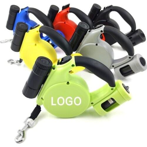 Pet supplies New pet retractable leash, automatic dog tractor, cat leash, dog walking rope chain