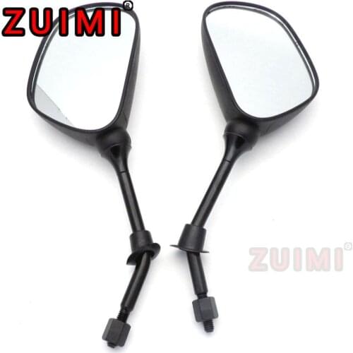 General Motorcycle Rearview Mirror 8mm + 10mm Suitable For Set Screw 50cc 110cc 125cc 150cc Chinese Scooter Parts Atv Quad1 Pair