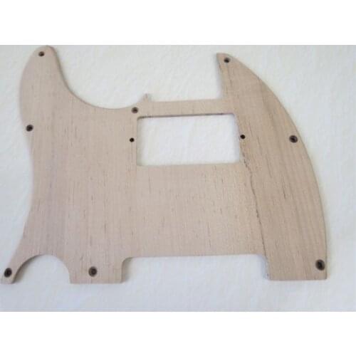 1Pcs hand-made left Solid Maple wood Telecaster Guitar Tele Pickguard #3082