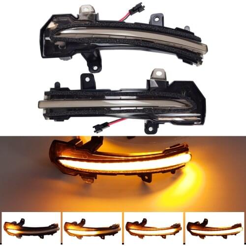 2pcs For Nissan Note E12 2017-2019 update e-power Dynamic Blinker Side Mirror indicator LED Turn Signal Light
