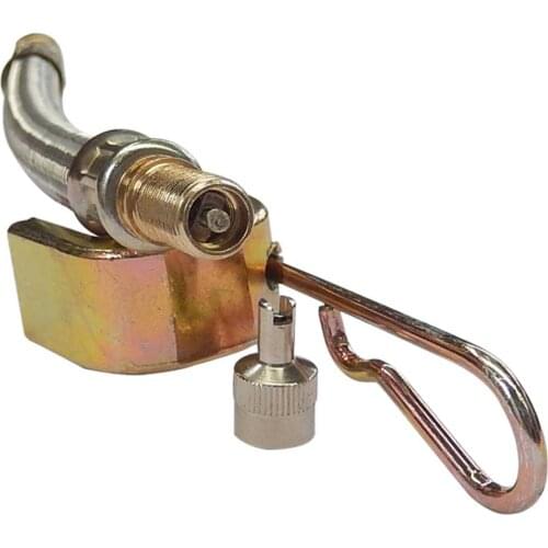 2pcs Portable Tyre Stem Extension Adaptors Sealed Universal Stainless Steel Motorcycle Bike Flexible Car Truck Braided