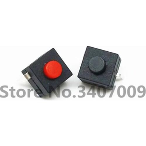 5pcs Small micro self locking Small micro self locking 8*8*8.4 2 feet wit 2 feet with lock light touch switch button