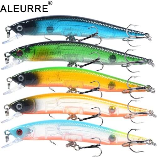 9.5cm/8g Fishing Minnow Lure Hard Isca Artificial Bait Vibrating Stream Wobbler Plastic Crankbait Trout Baits Fishing Tackle