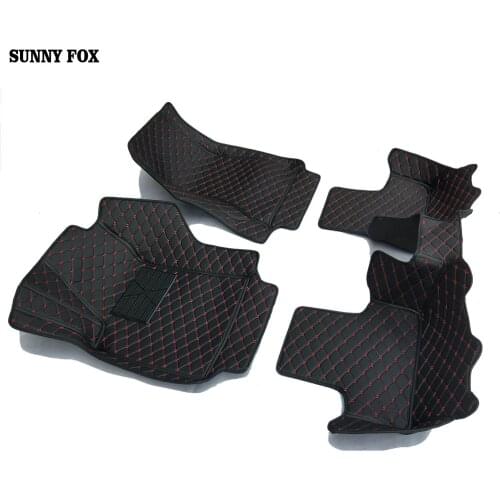 Car floor mats for Land Rover Discovery 3/4 freelander 2 Range Rover Sport Evoque car styling carpet liner