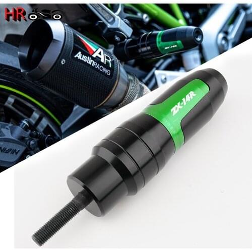 For Kawasaki NINJA ZZR1400 ZX14R ZZR 1400 ZX-14R High Quality Motorcycle CNC Frame Crash Pads Exhaust Sliders Crash Protector