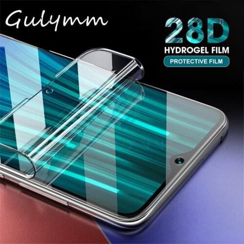 28D Full Cover Hydrogel Film For Xiaomi Mi 9 9T Lite Redmi Note 8 8T 7 9 6 S 4X Pro Screen Protector For Redmi K20 K30 Soft Film