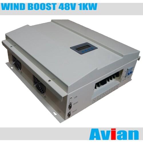 MPPT 48V 1KW Wind Generator Controller CE Certificated Free Software Low Voltage Charge Function Boost Wind Turbine Controller