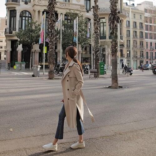 LOVEYI Women's Long Trench Coats