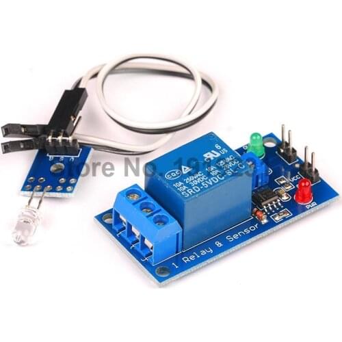 1PCS 5V with Small Board Light Control Switch Light-seeking Module Photodiode Sensor Relay Module no Light Detection