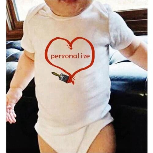 Toddler Romper Boys Girl Letter Love Printed Baby Onesie Long Short Sleeve Newborn Girl Outfits Baby Clothes 0-24 Months