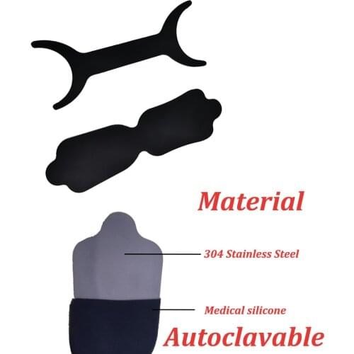 Dental Black Background Photo Image Contrast Board Oral Cheek Orthodontic Medical silicone Autoclavable Adjustable angle