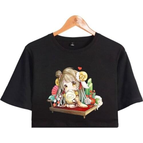 LoveLive! Kotori Minami μs school idol print autumn Spring Summer Holiday youthful Women/girl sexy bare midriff Kawaii Style
