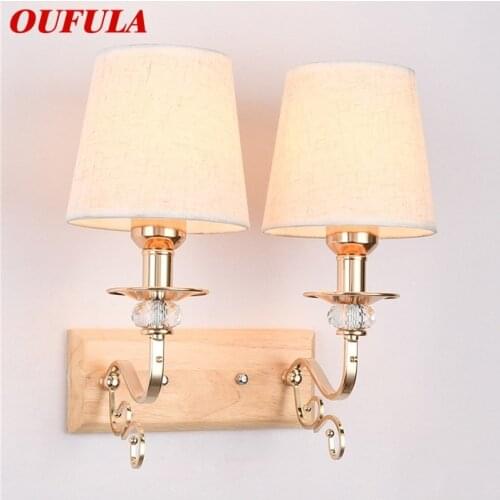 OUFULA Wall Lights Contemporary Luxury Indoor LED Sconces Lamps For Home Corridor