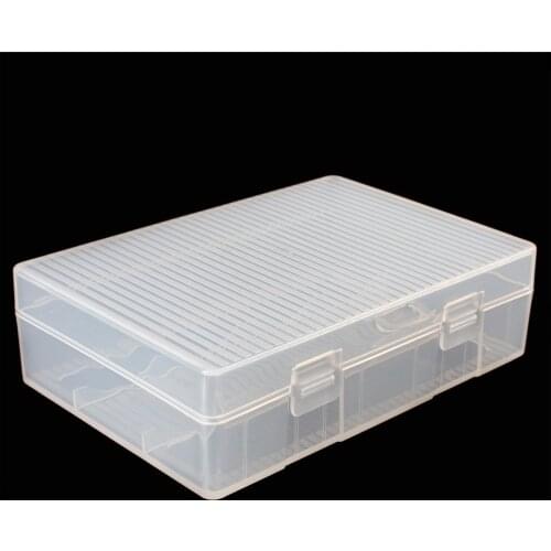 5pcs/lot Soshine Portable Hard Plastic Case Holder Storage Box Cover for 4 x 26650 Battery Box Container Case Organizer Box