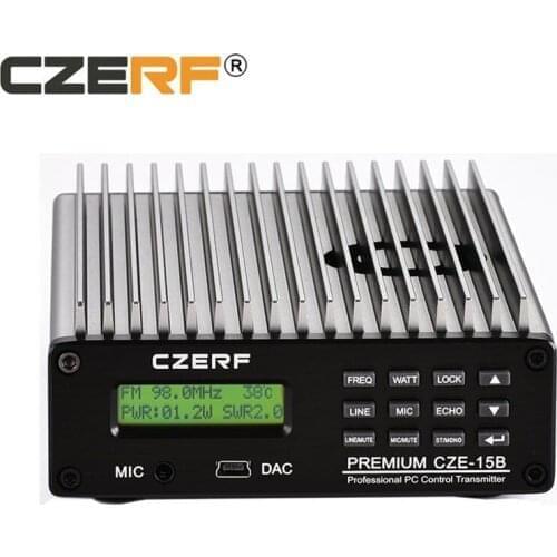 For Church Factory Home Long Broadcast Range Adjustable Frequency 15W Radio FM Transmitter