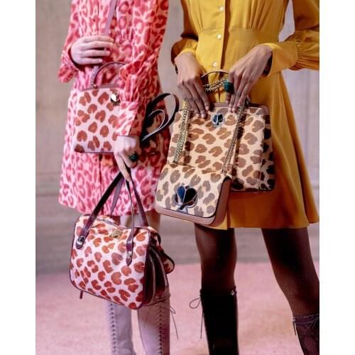 Gradient Cheetah Print Silk/Viscose Shift Dress Vintage Two-Tone Leopard Pattern Chiffon Dress Multicolor Animal Button-up Dress