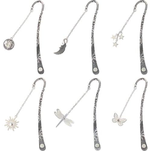 Glow In The Dark Luminous Book Marker Creative Dragonfly Bookmark Label School Office Stationery