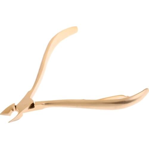High Quality Gold Salon Home Manicure Pedicure Finger Toe Cuticle Trimmer