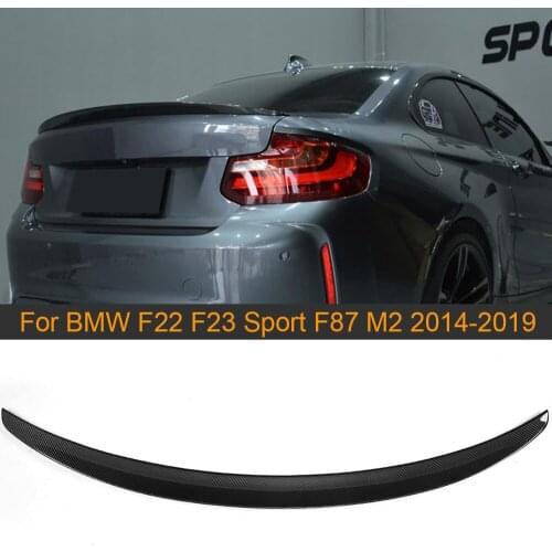 2 Series Carbon Fiber Rear Boot Lid Wing Spoiler for BMW F22 F87 M2 Coupe 14-17 220i 228i M235i M Sport Line Rear Wing Spoiler