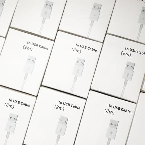 10PCS/LOT 1m USB Cable For iPhone Charger Charging Cable 12 11 PRO XS MAX X XR 8 7 6 6S Plus For iPhone Cable Charger Cord Data