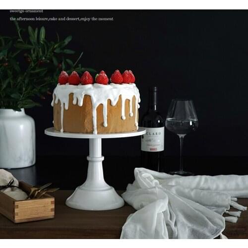 8 Inch White Wedding Cake Stand Fondant Dessert Holder Cake Pops Wedding Table Decorating Tools Dessert Party Suppliers