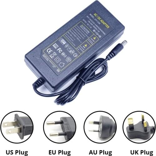 12V 1A 2A 5A 60W Power Adapter for LED Strips LED Modules Power Supply Lighting Transformer