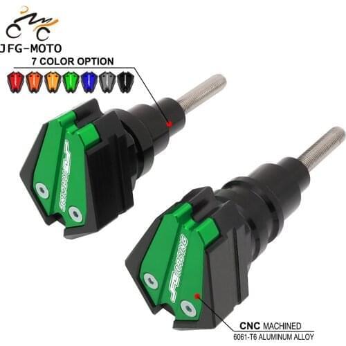 Motorcycle Aluminum Falling Protection Frame Slider Anti Crash Pad Protector For KAWASAKI Ninja ZX6R ZX 6R ZX-6R 2013-2017