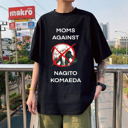 Dangan Ronpa Anime GothicT-shirts DanganRonpa Game Over Hip Hop T Short Sleeve Tops Men Women Harajuku T Shirt Top Tees