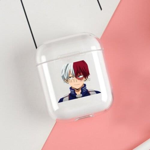 Boku no My Hero Academia Shoto Todoroki Cases For Apple Airpods 1 2 Earphone Bluetooth Wireless Cover For Airpods 2 1 Coque