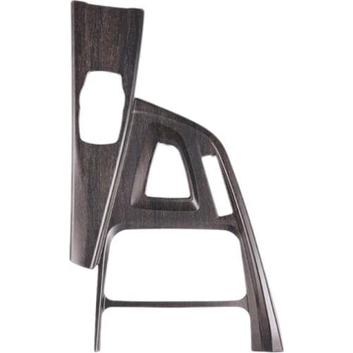 Car Central Control Gear Shift Decorative Panel Sticker ABS Plastic for 3 Series F30 F35 320Li 2013-2019 Wood Grain